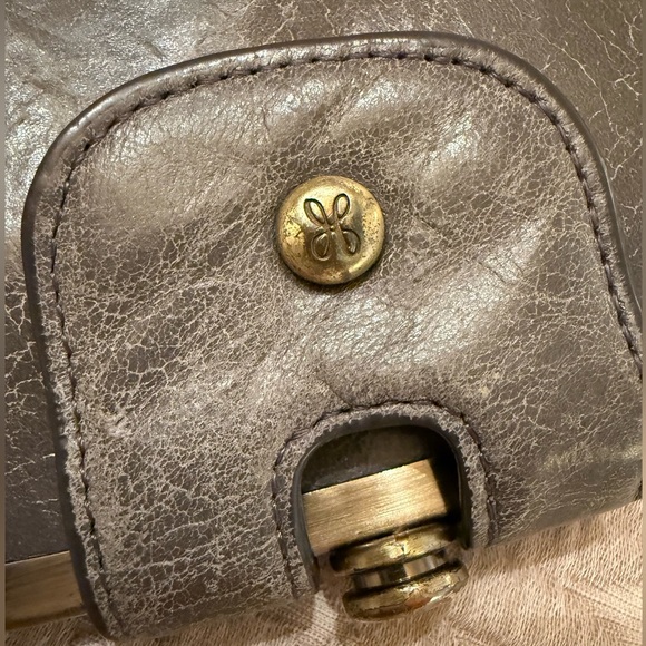 Hobo Alice Gray Leather wallet - Picture 3 of 11
